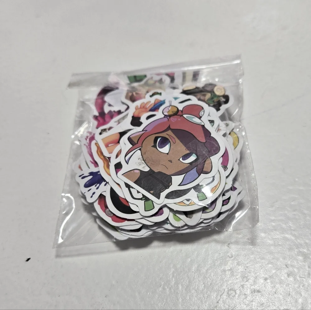 50 Platoon Video Game Character Stickers New In Plastic Seal